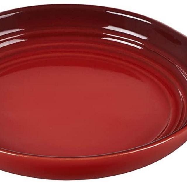 Le Creuset Signature Stoneware Spoon Rest, 6 Inches, Cerise