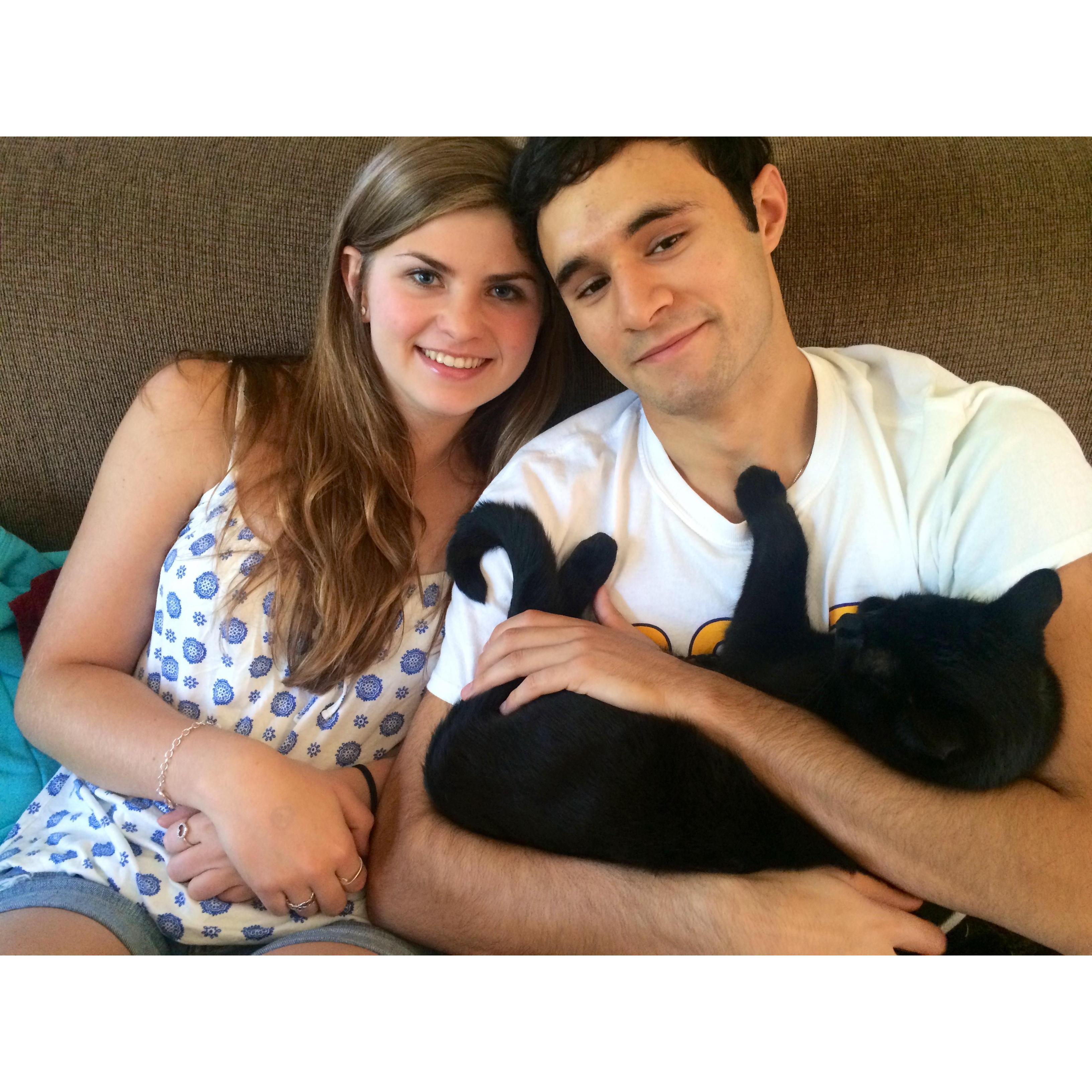 Circa 2013. A few months after getting Oliver Beeb, right before Ian went off to college.