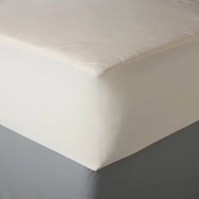 AllerEase® Naturals Organic Cotton Queen Top Cover Mattress Pad