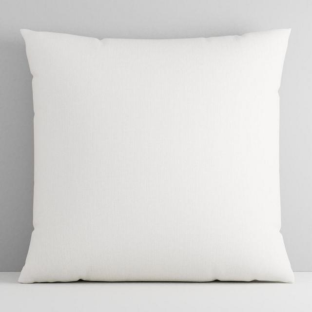 Sunbrella Indoor/Outdoor Piazza Pillow, 24"x24", White, Set of 2