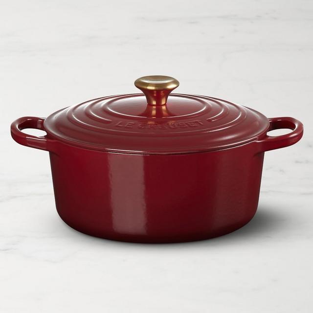 Le Creuset Signature Enameled Cast Iron Round Dutch Oven, 4 1/2-Qt., Rhone