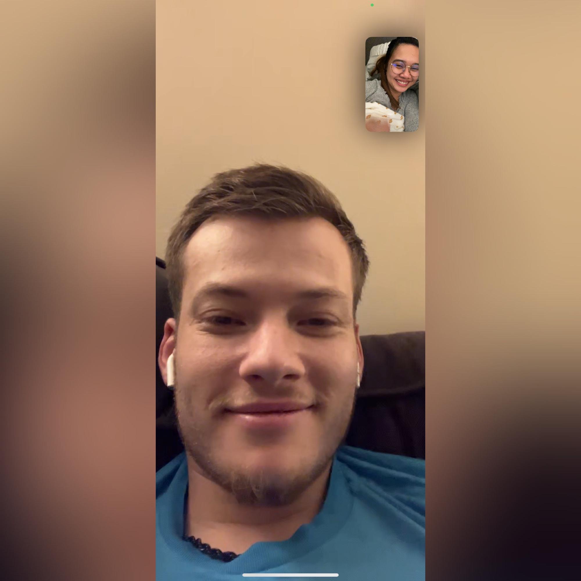 the long-distance video calls :))