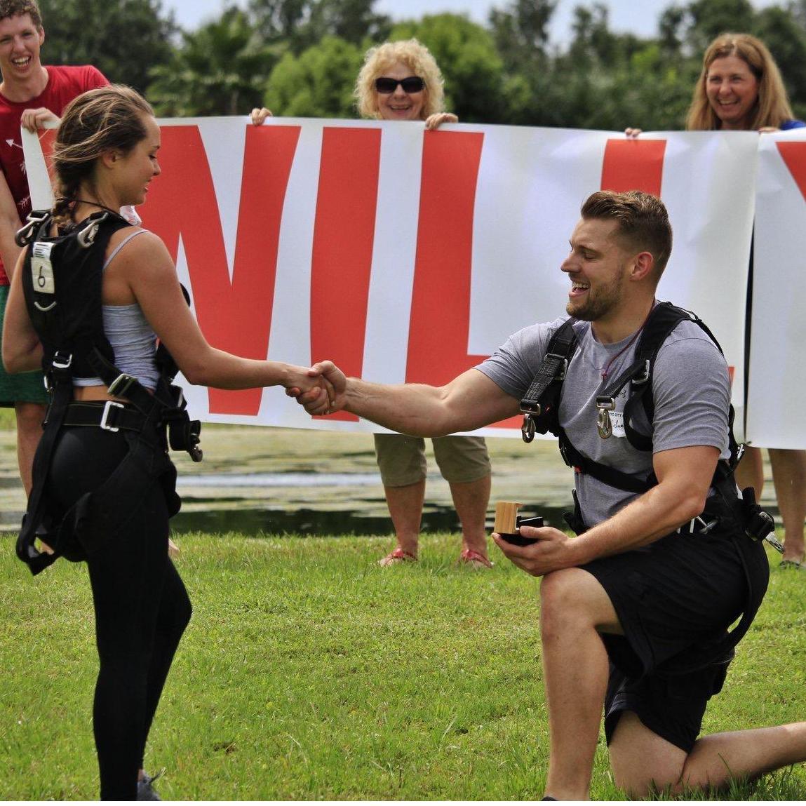 If we can jump out of airplanes together we can do anything!