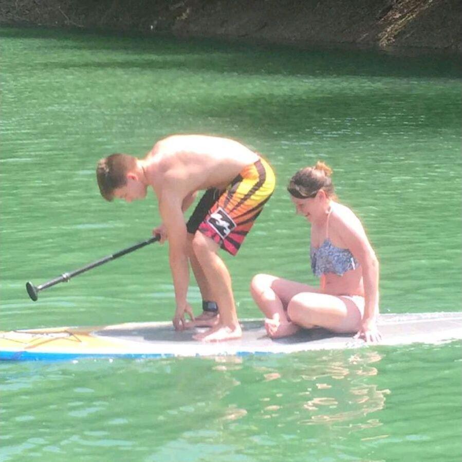 Life has been full of adventure for us! (We didn't fall in!)