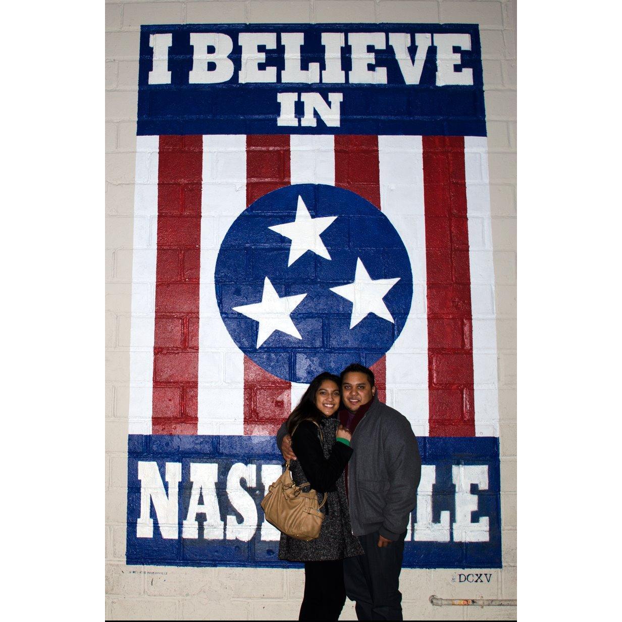 Chris' first time in Nashville!