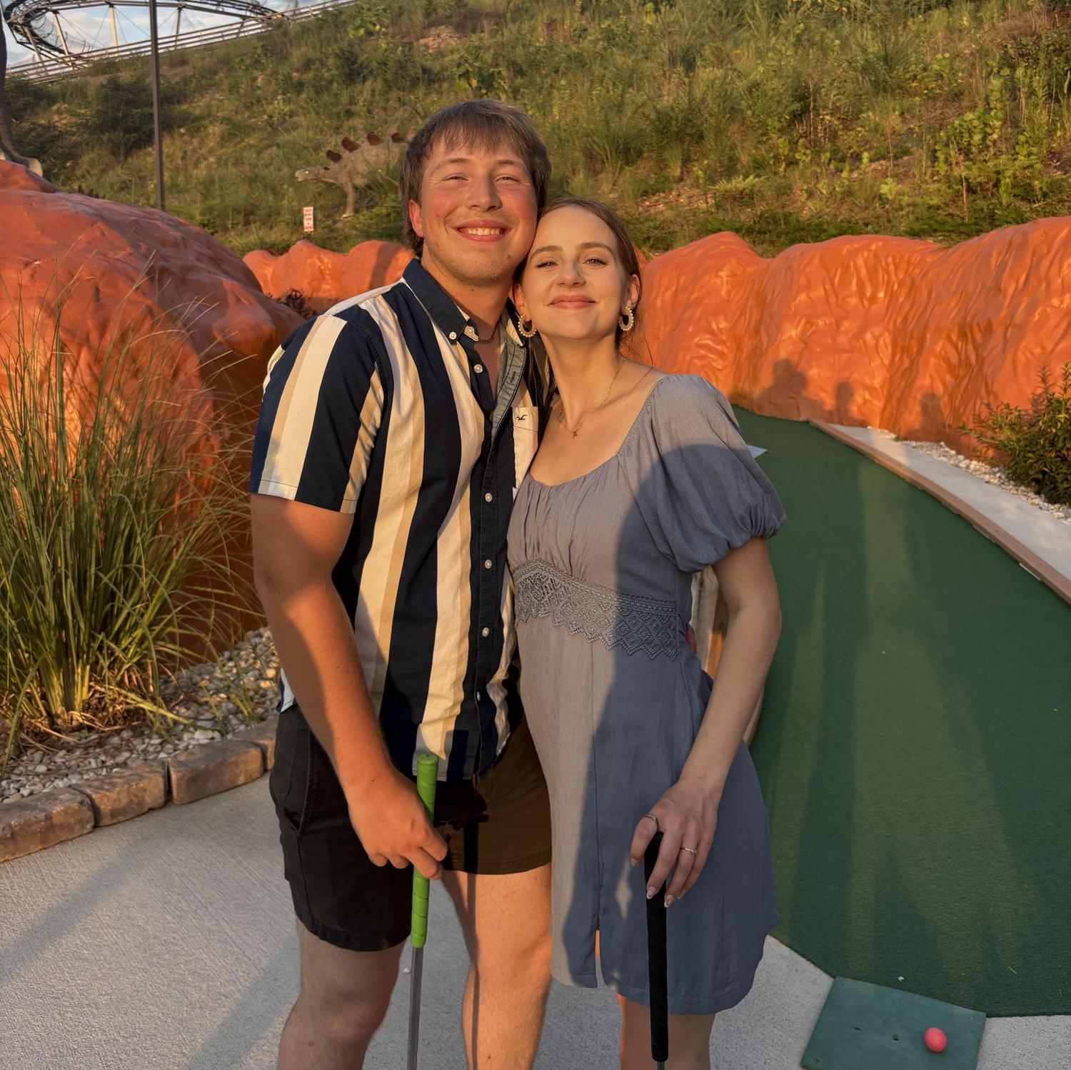 Dinosaur mini golf in Tennessee