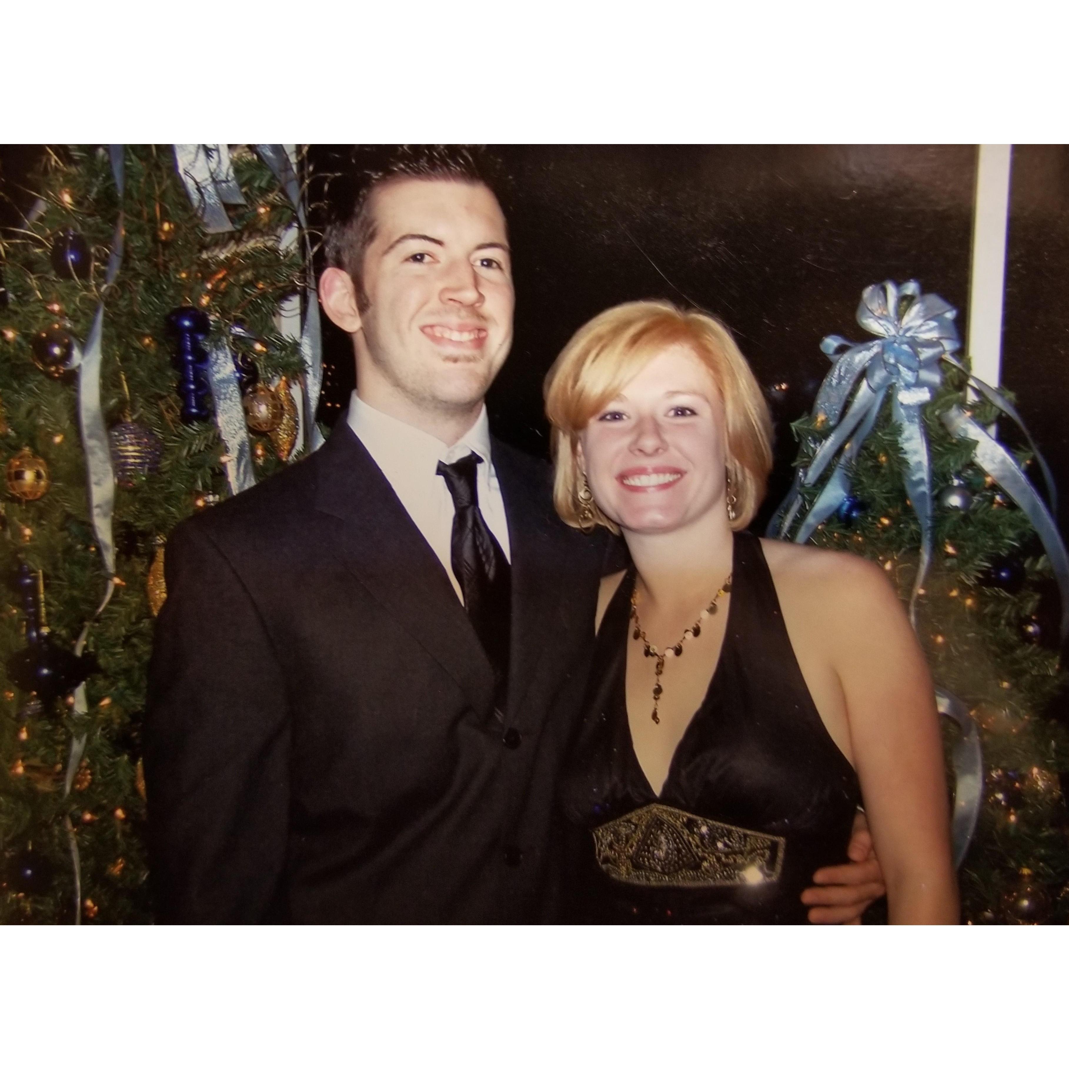 Ben and I started dating in 2006, and he accompanied me to a holiday social.