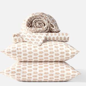 Organic Print Percale Sheet Set