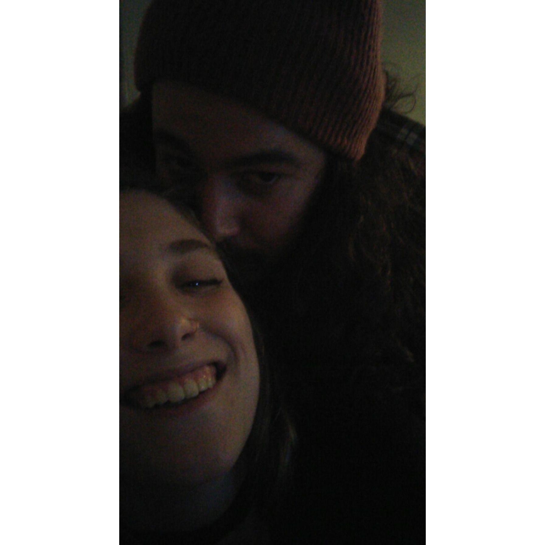 Rocky and Drew's first photo together