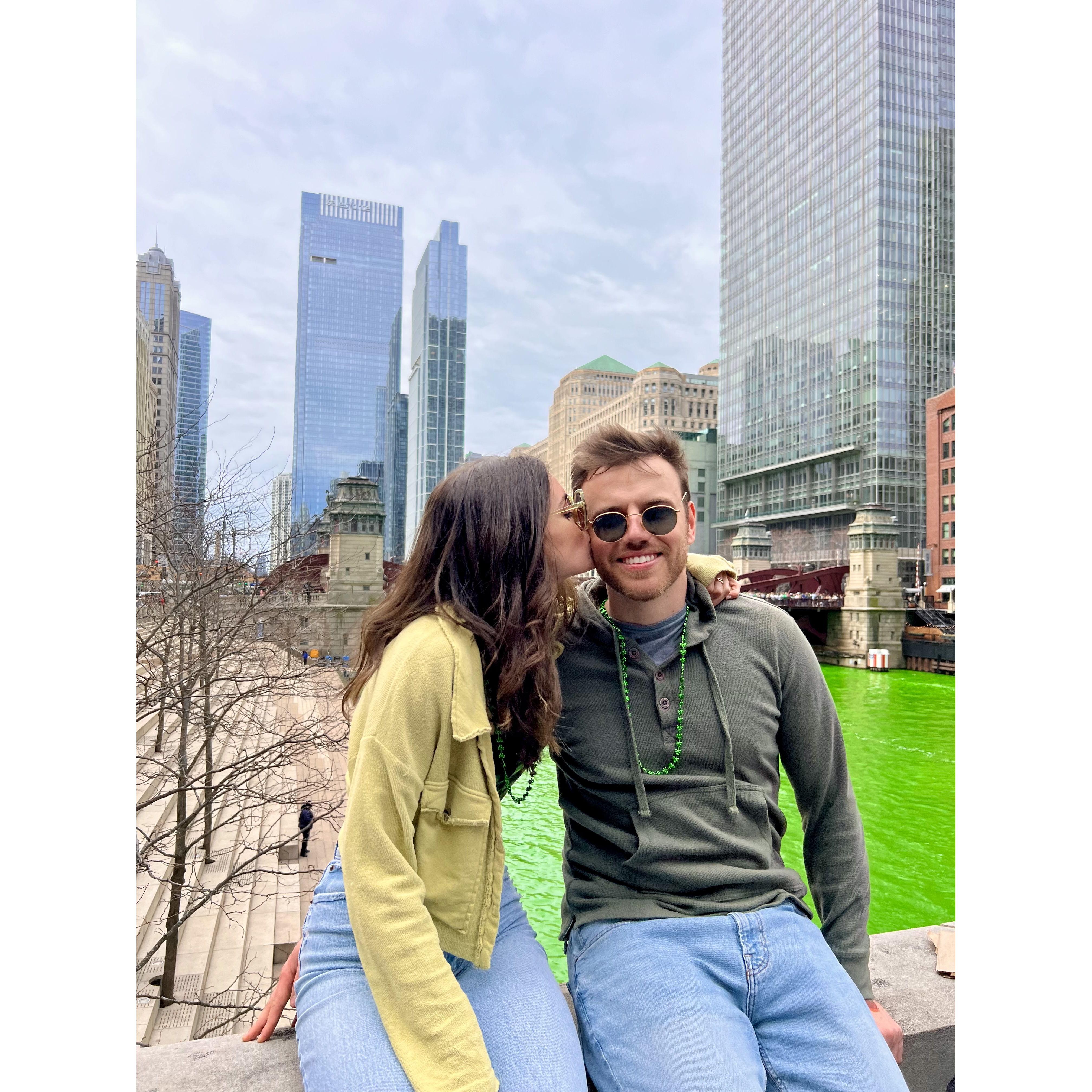 Feeling the luckiest to have each other.