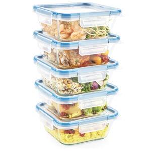 Glass Food Storage Container Set of 5