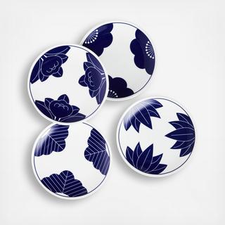 Maison Large Rim Dessert Plates, Set of 4