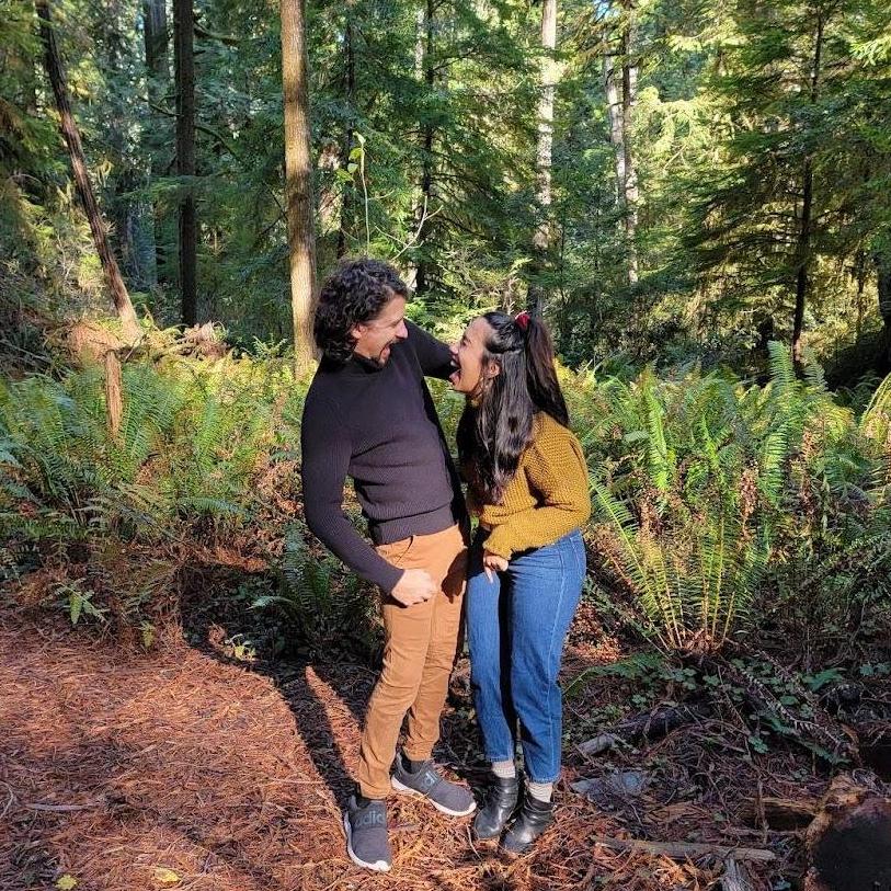 Enjoying the Redwoods, CA.