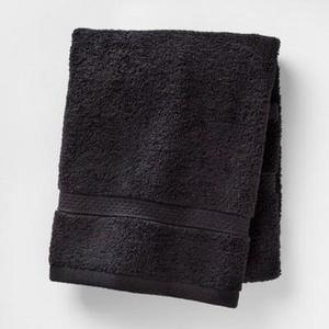 Soft Solid Hand Towel Black - Opalhouse™