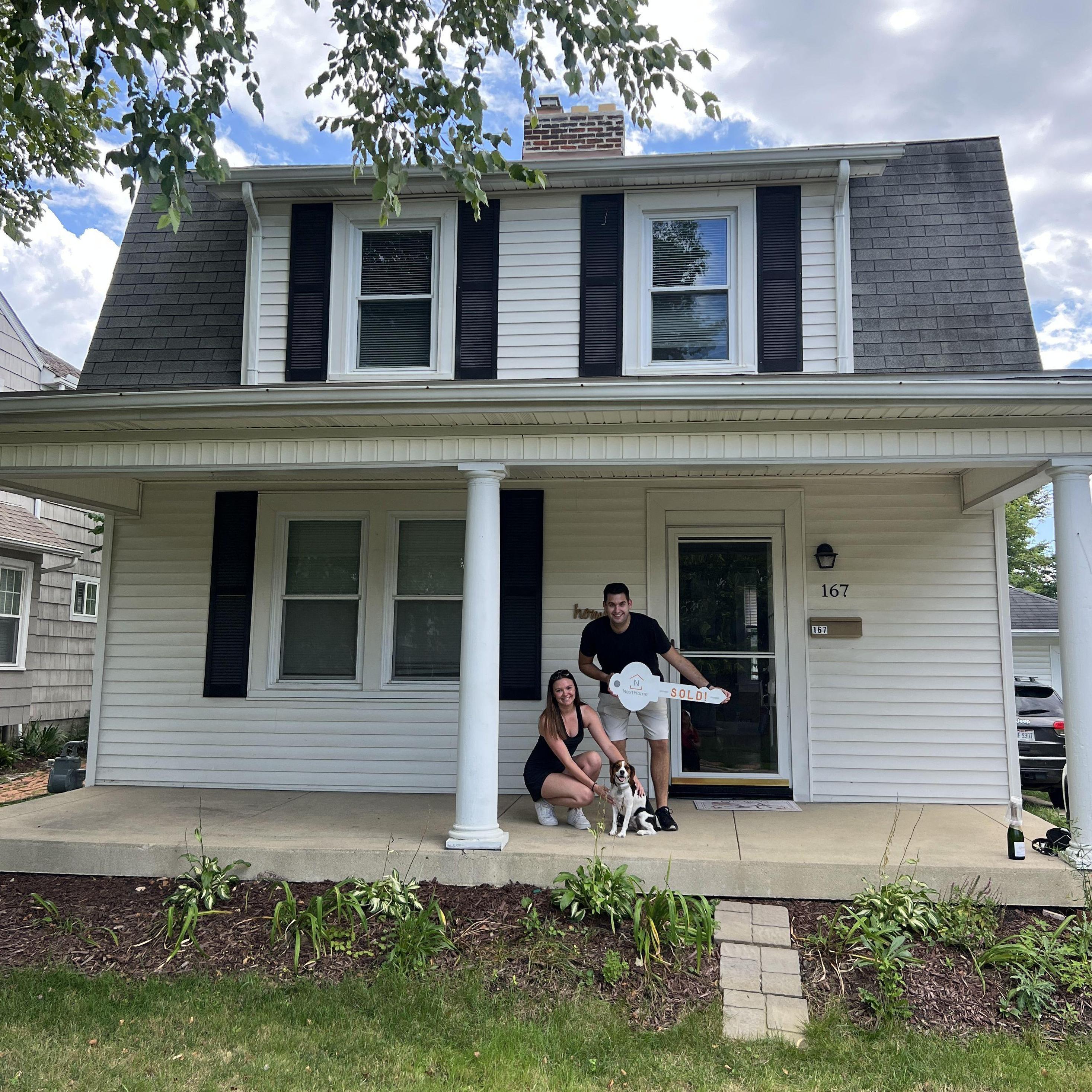 We purchased our first home together in Columbus in June 2023.