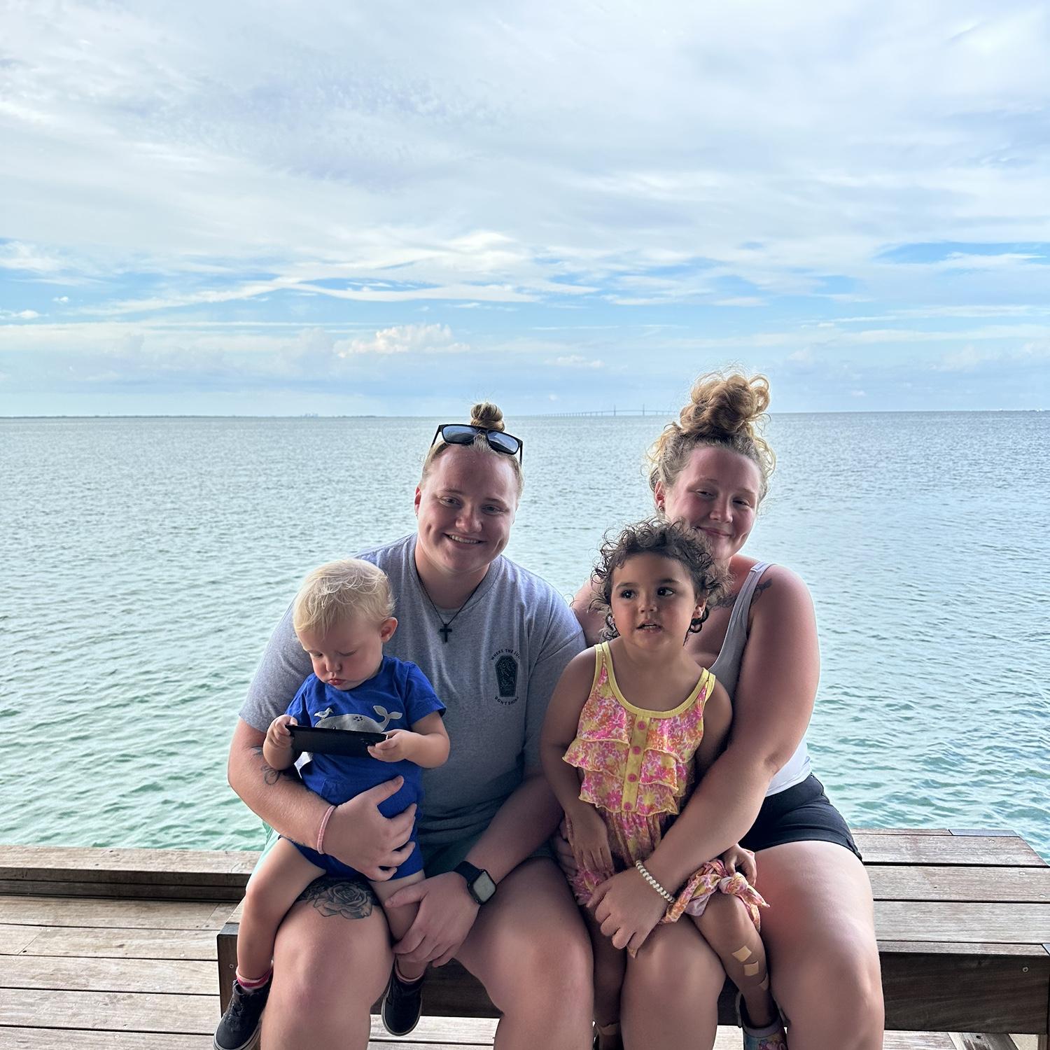 Our first family vacation.