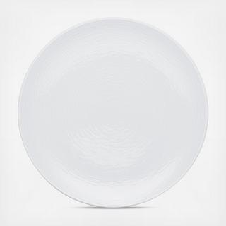 White on White Round Platter
