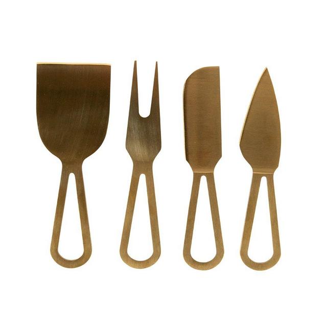 McGee & Co Gold Charcuterie Knife Set