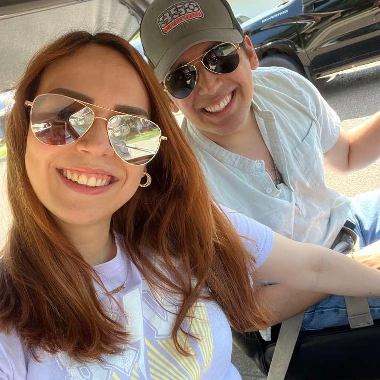 Dando la vuelta.