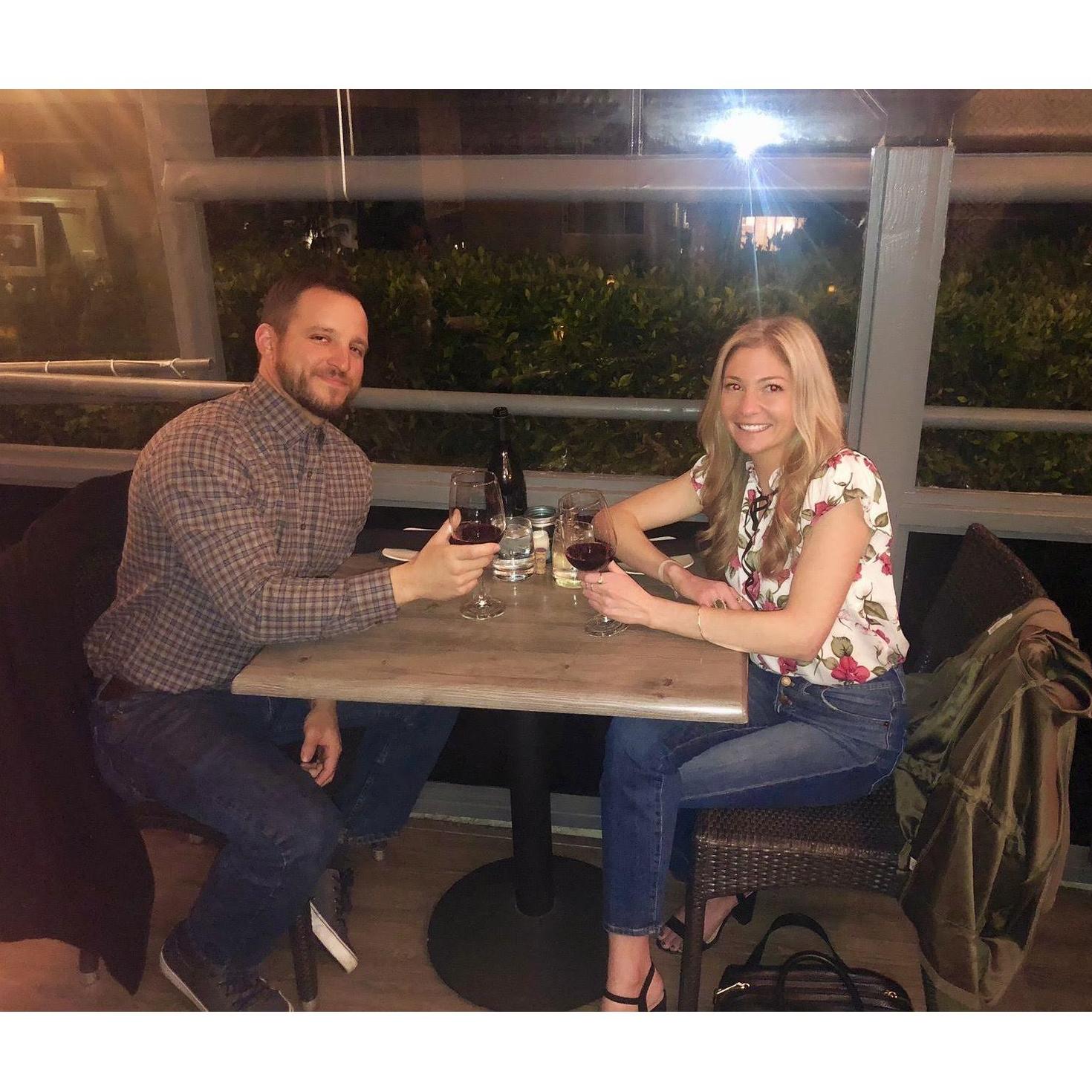 Our favorite restaurant Sbicca in Del Mar