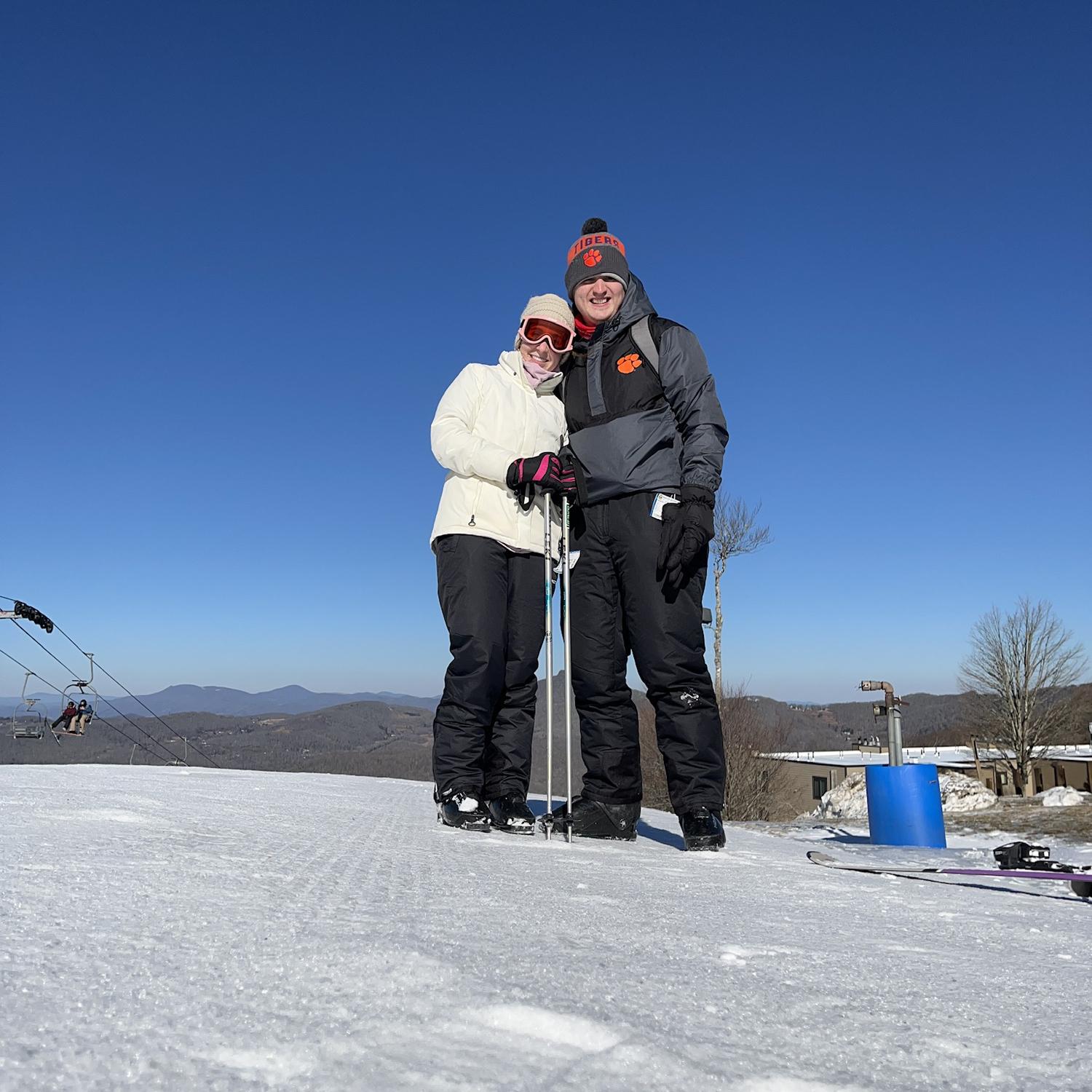 February 2022 | Hitting the slopes for our first anniversary!