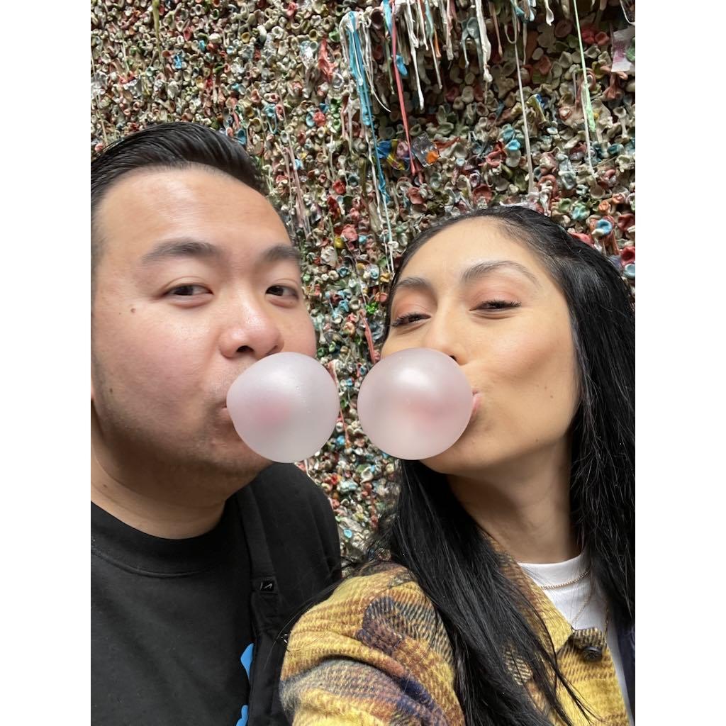 Gum wall adventures.