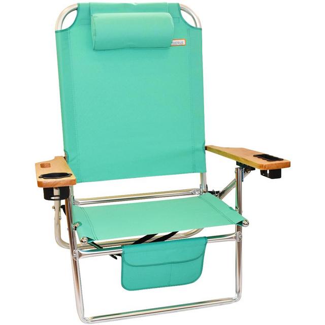 Big Fish Titan Hi-Seat Aluminum Folding Beach Chair - Mint Green