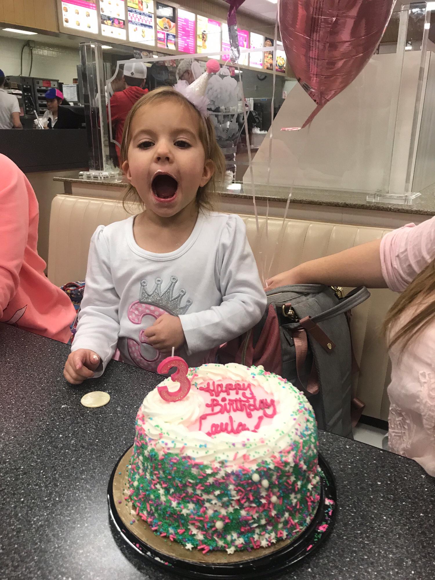 Layla’s third birthday