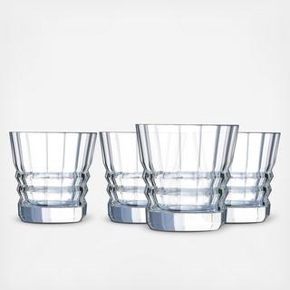 Architecte On the Rocks Glass, Set of 4