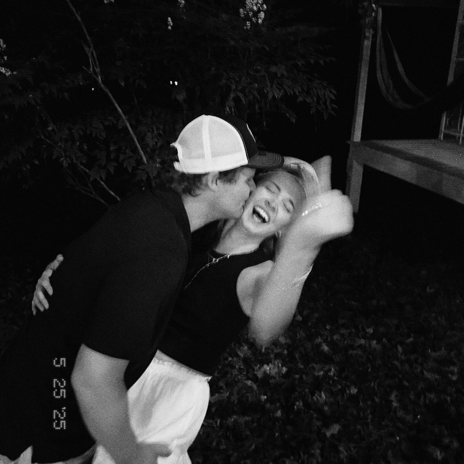 The night we got engaged. Completely shocked. A birthday party that was supposed to be about him turned into an impromptu engagement party. My favorite part, no one knew the proposal was happening.