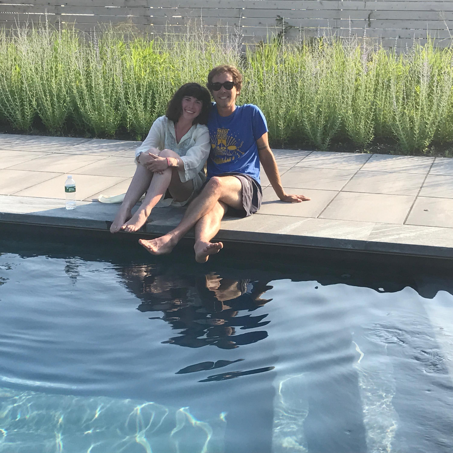 The first photo taken of us a week after meeting. Upon showing it to close friends, they said "you already look like a married couple!"