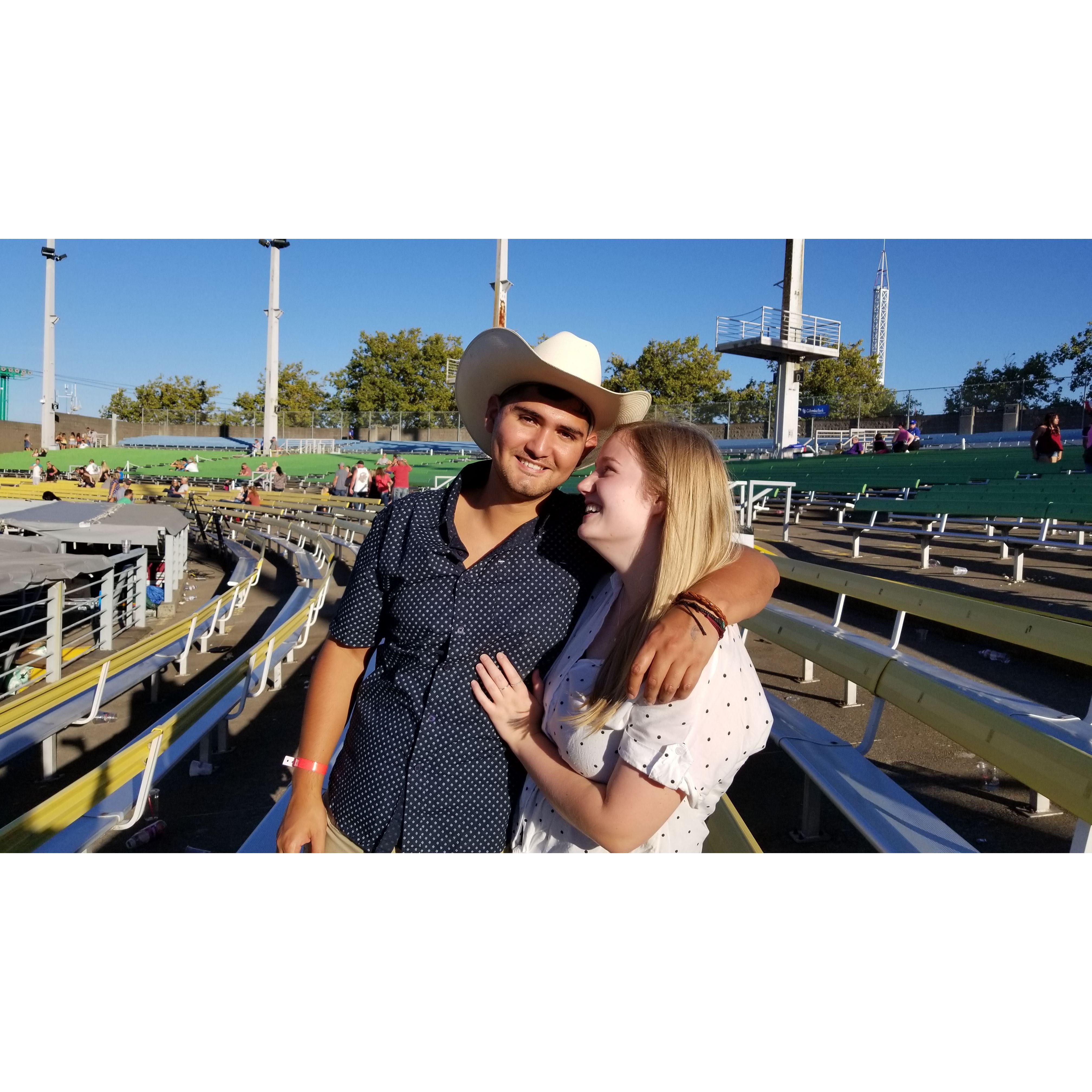 Old Dominion concert at the Salem Fairgrounds, September 2018.