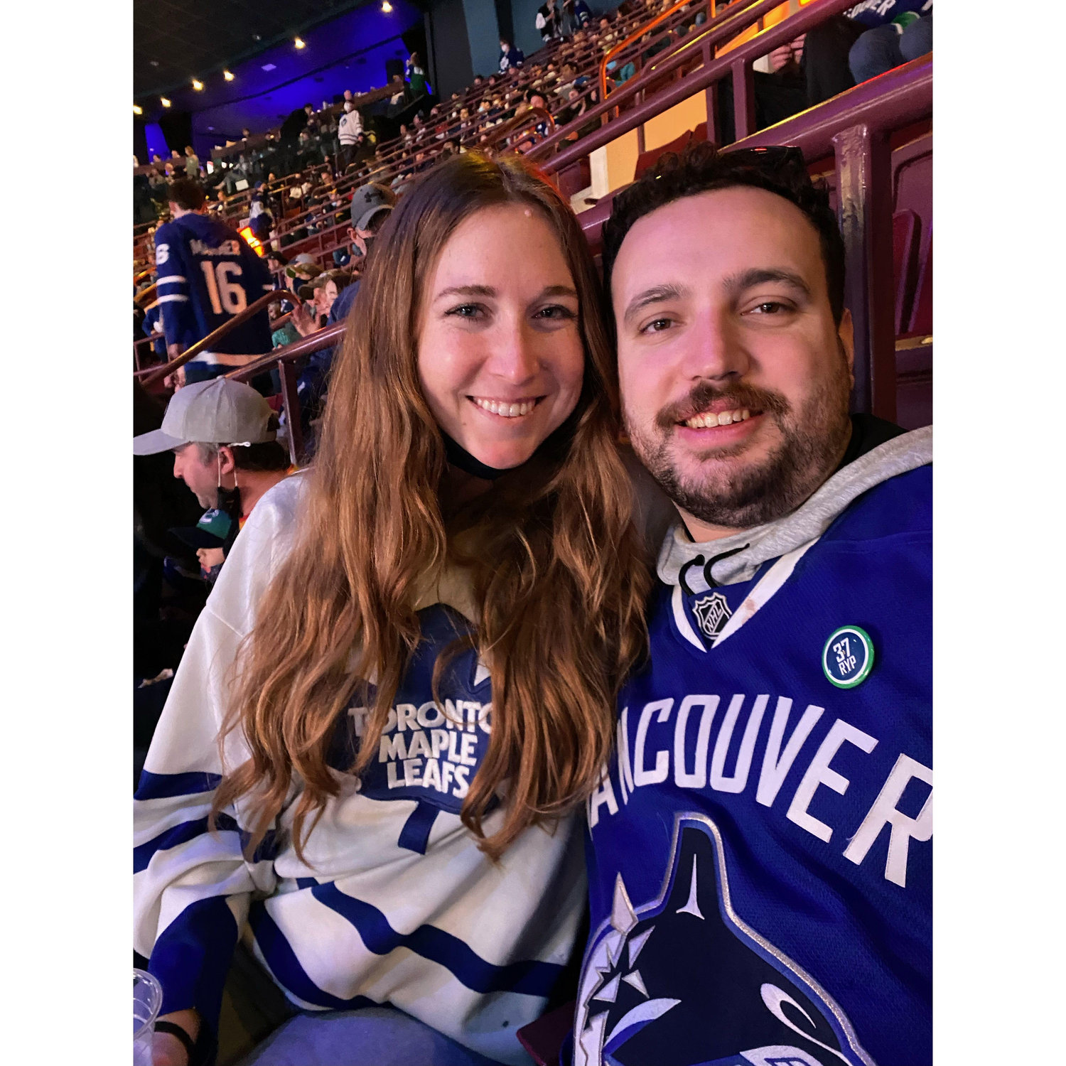 Maple Leafs v Canucks 2022. Rivals forever!