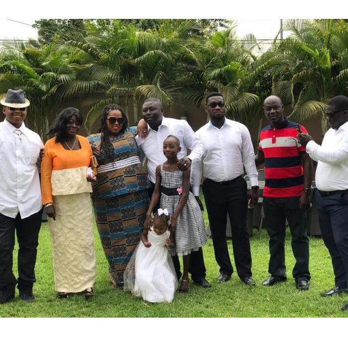 This family photo was taken a few moments before we said, "I do!"
