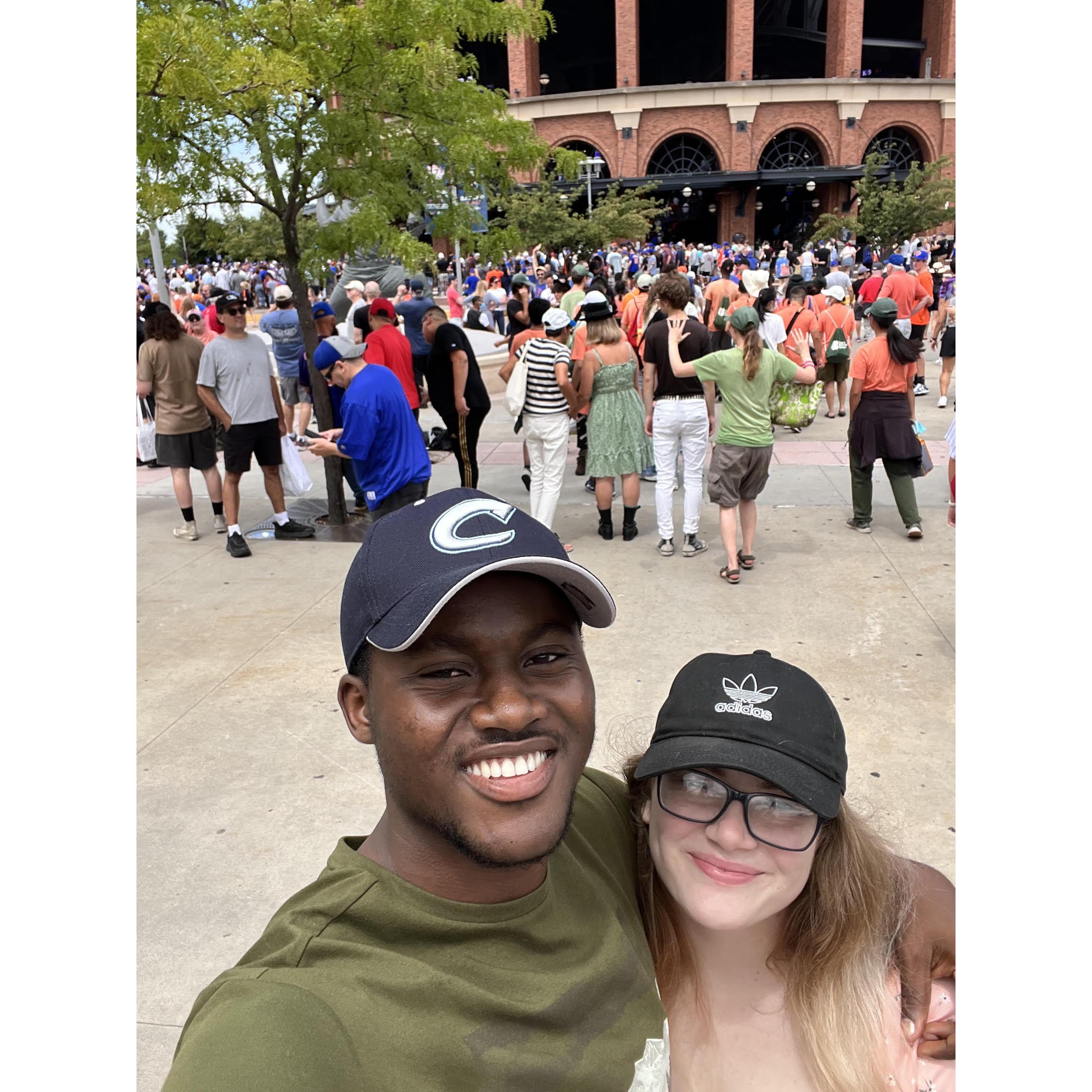 First baseball game