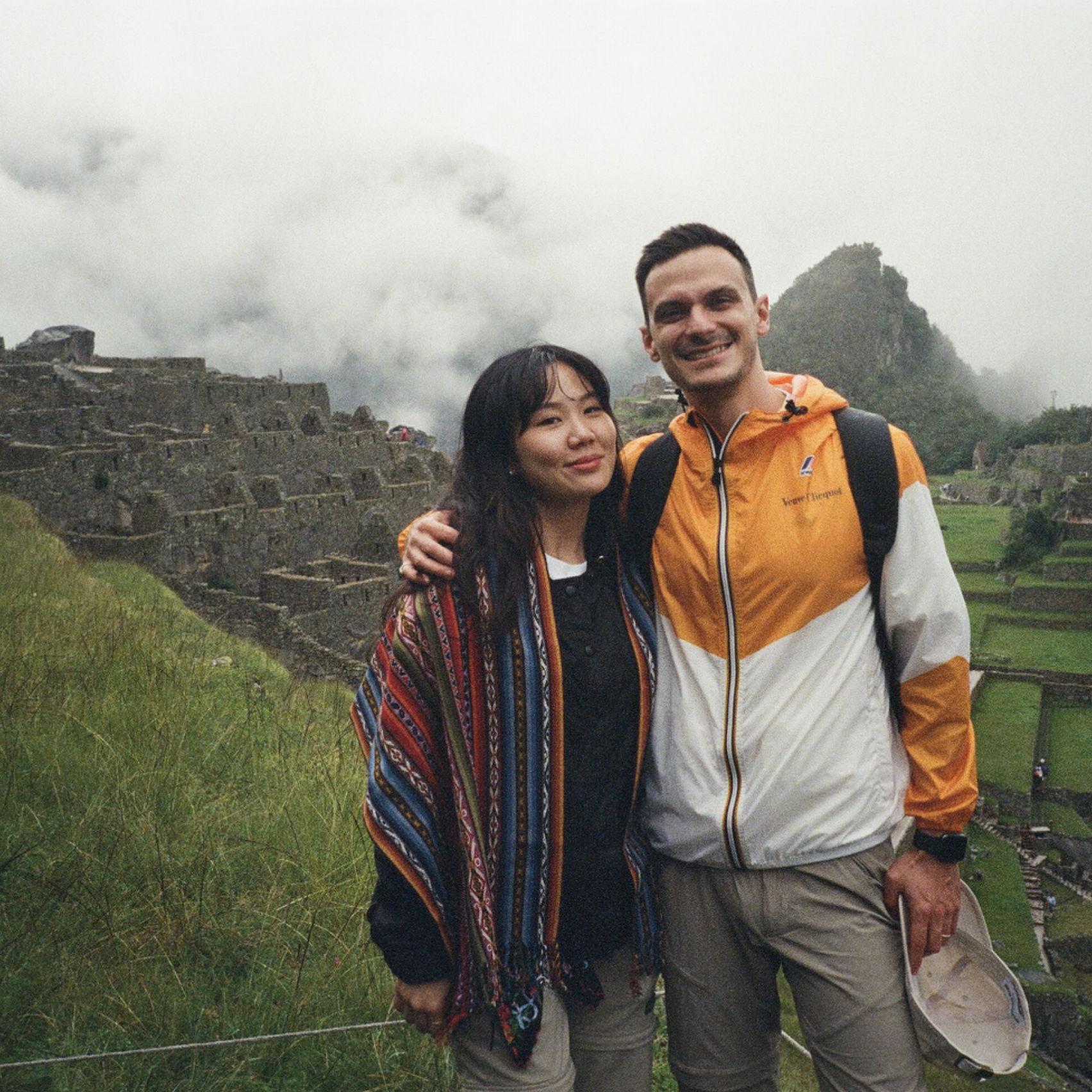 Us in Macchupiccu, crossing off our bucket list!
