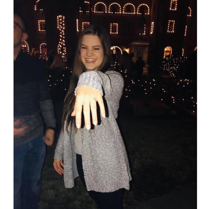 He proposed on Christmas Day, 2018 in Saint Augustine, FL <3