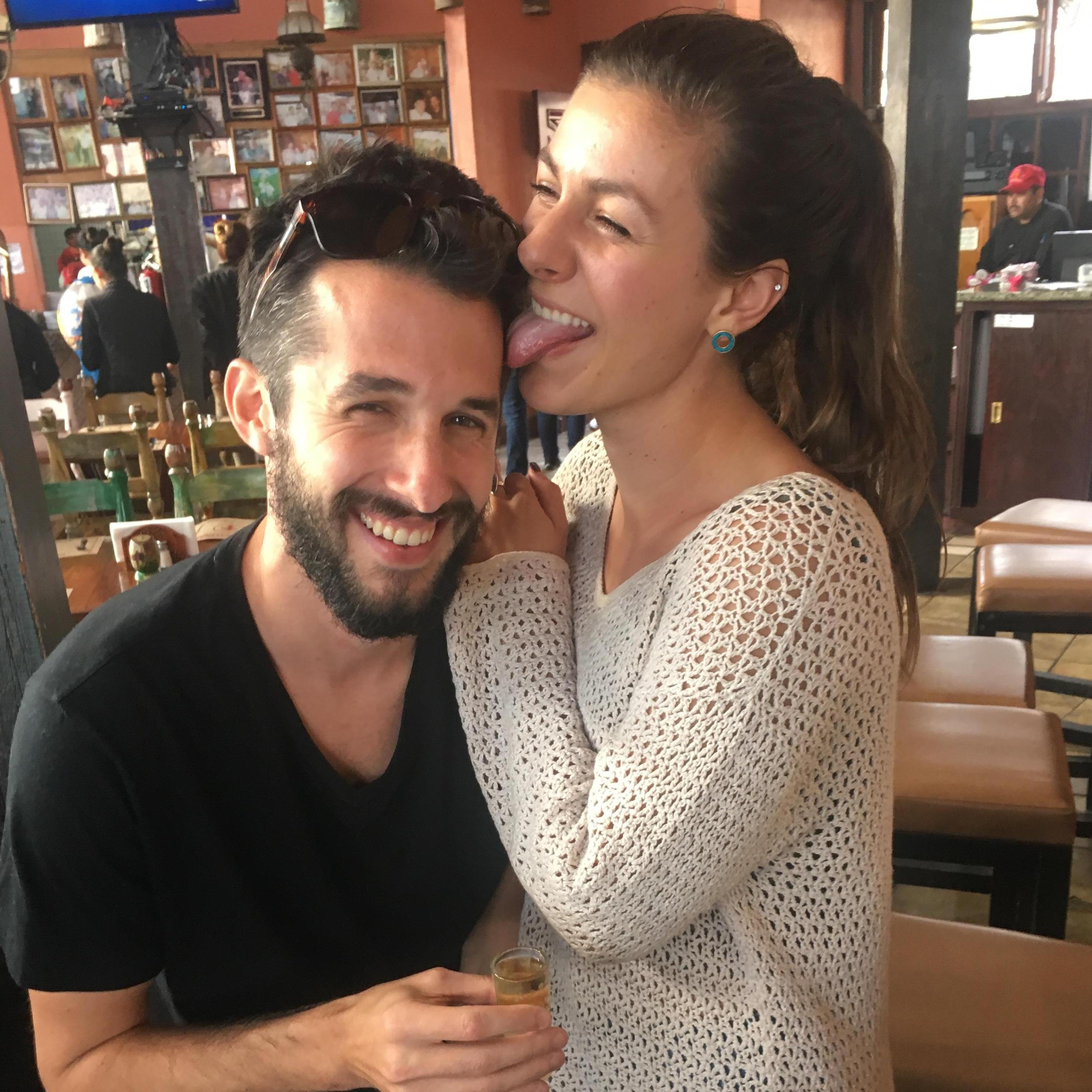 Tequila shots in Baja!
