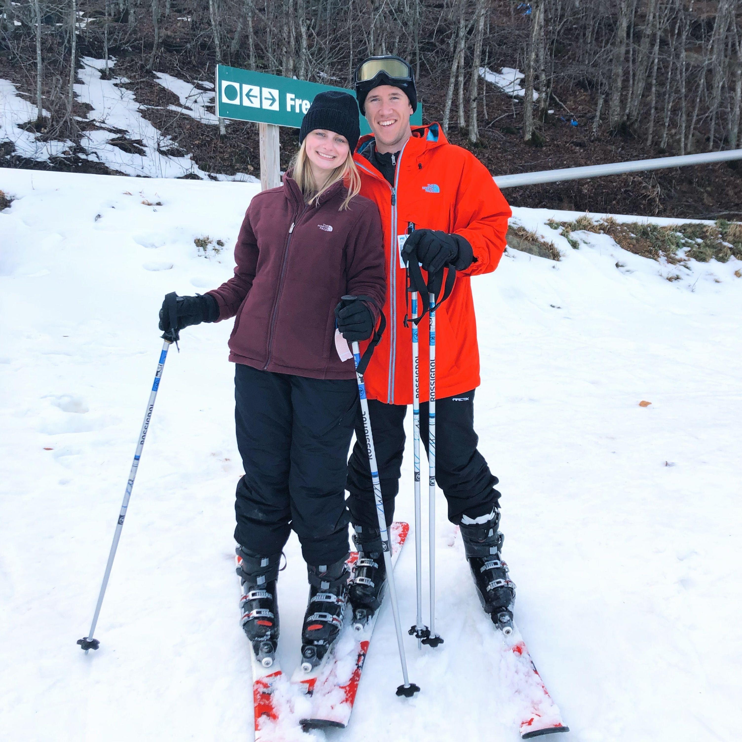 Experienced skiing for the first time together in North Carolina
Beach Mtn, NC - December 16th, 2019