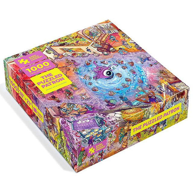 The Puzzled Patron • 1000-Piece Jigsaw Puzzle from The Magic Puzzle Company • Series Three