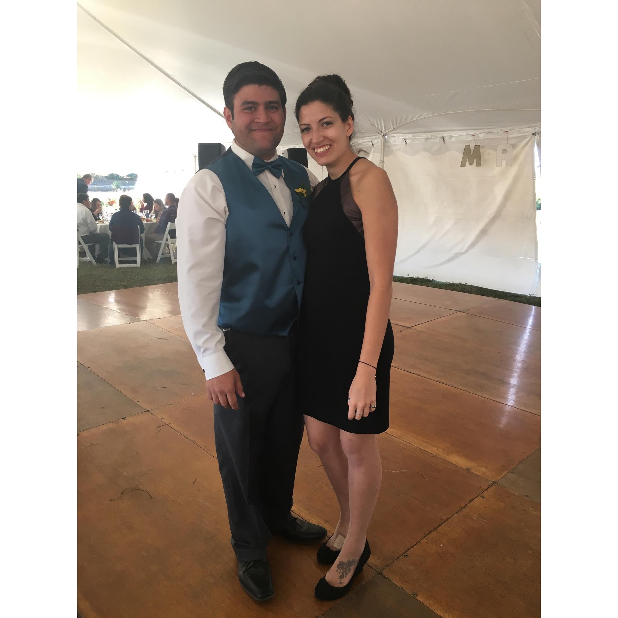 The first wedding we went to as a couple (love you Chrissy and Dan!)