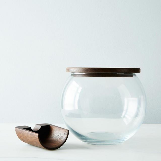 Handblown Glass Ice Bucket