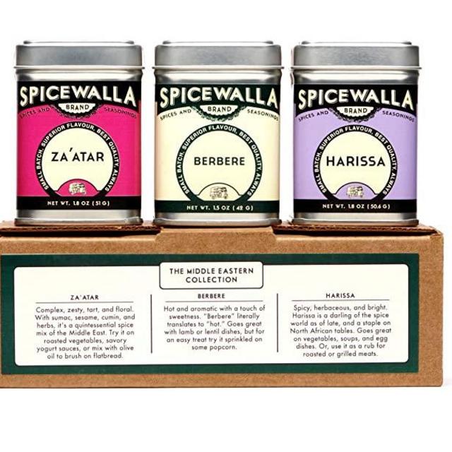 Spicewalla Middle Eastern Spices Set | Harissa Spice, Zaatar or Zahtar, Berbere, 3 Pack | Mediterranean Seasonings