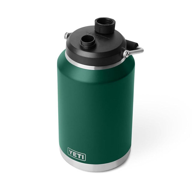 YETI Rambler Gallon Jug 2.0, Vacuum Insulated, Leakproof, Stainless Steel with MagCap, Black Forest Green