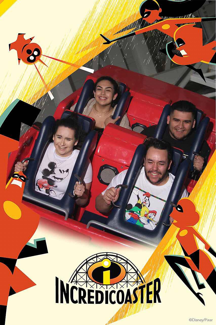 Our second trip to Disneyland, but our first time on the Incredicoaster!