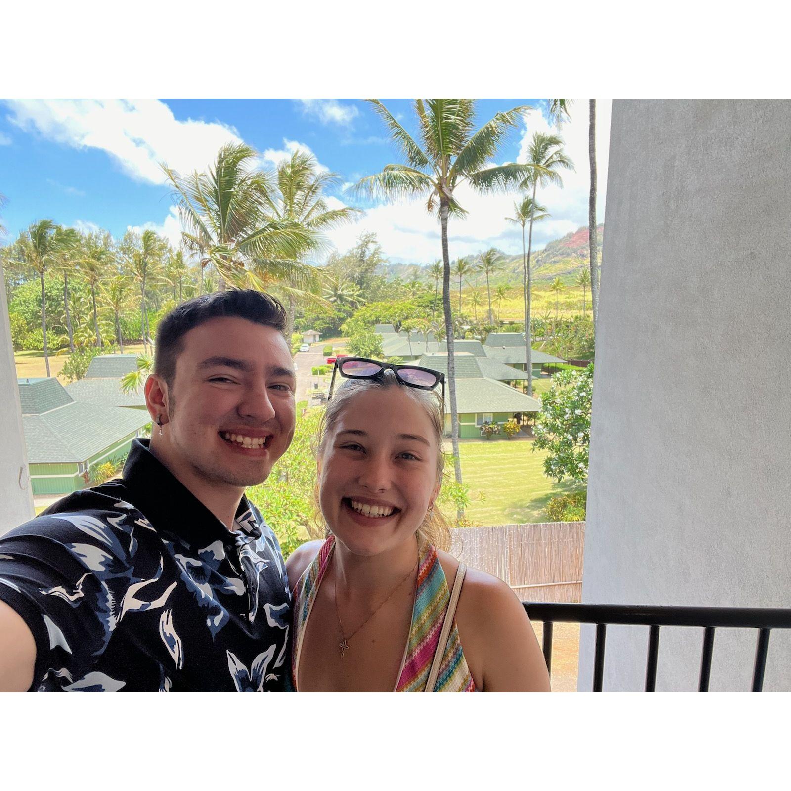 Our second day in Kauai while Jonah was still figuring out how to propose.