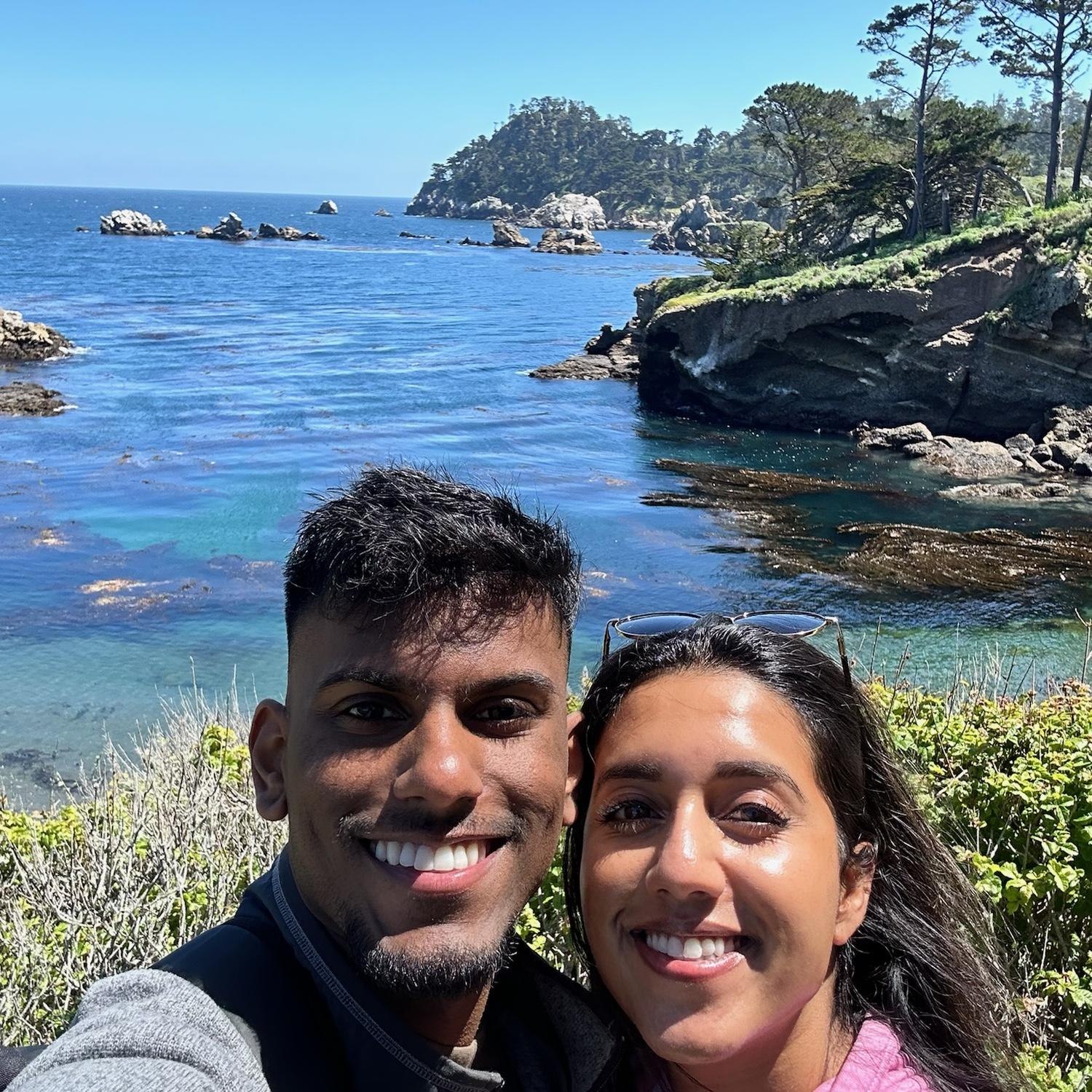 Sarah's favorite hikes are always oceanside