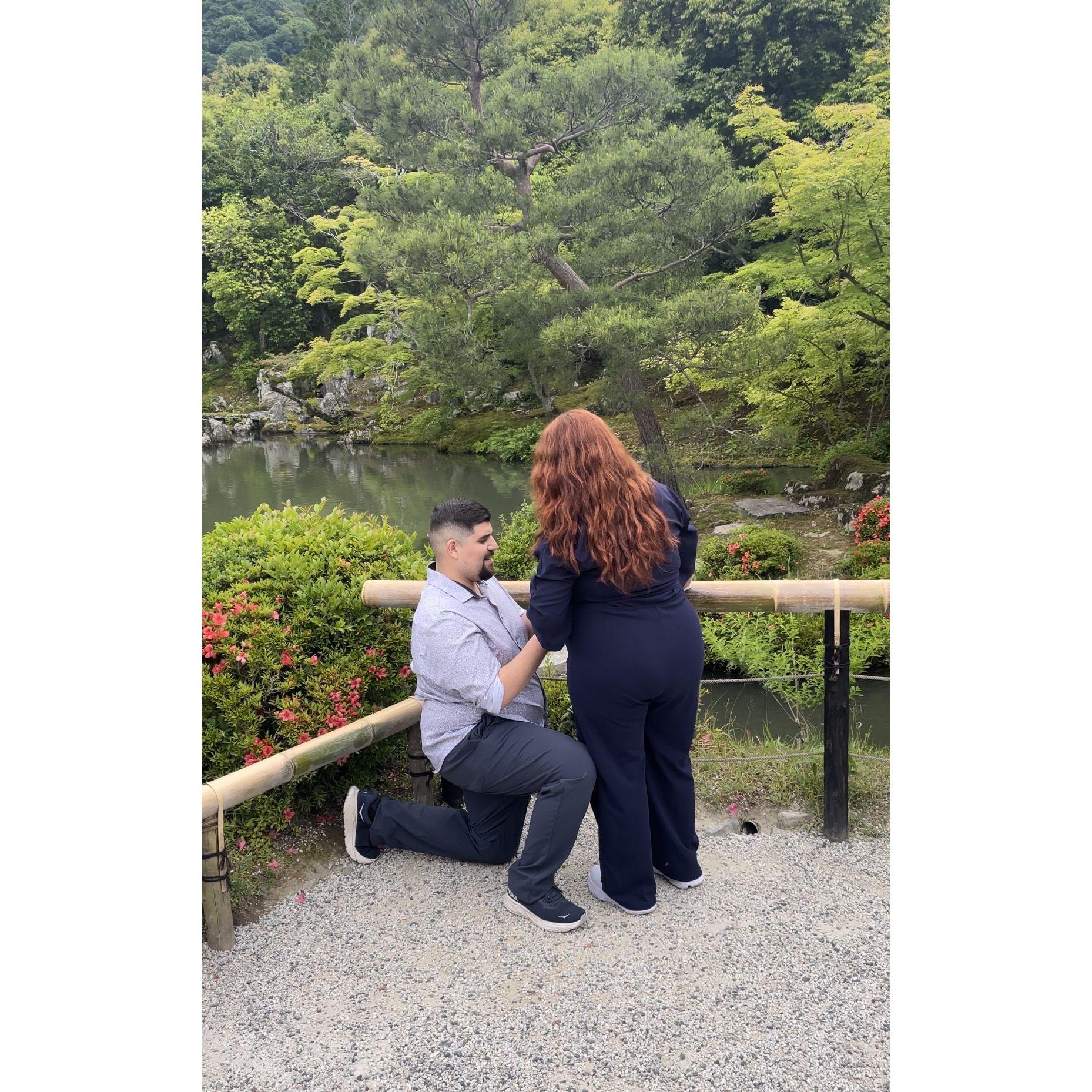 The proposal in Kyoto, Japan 5/30/24