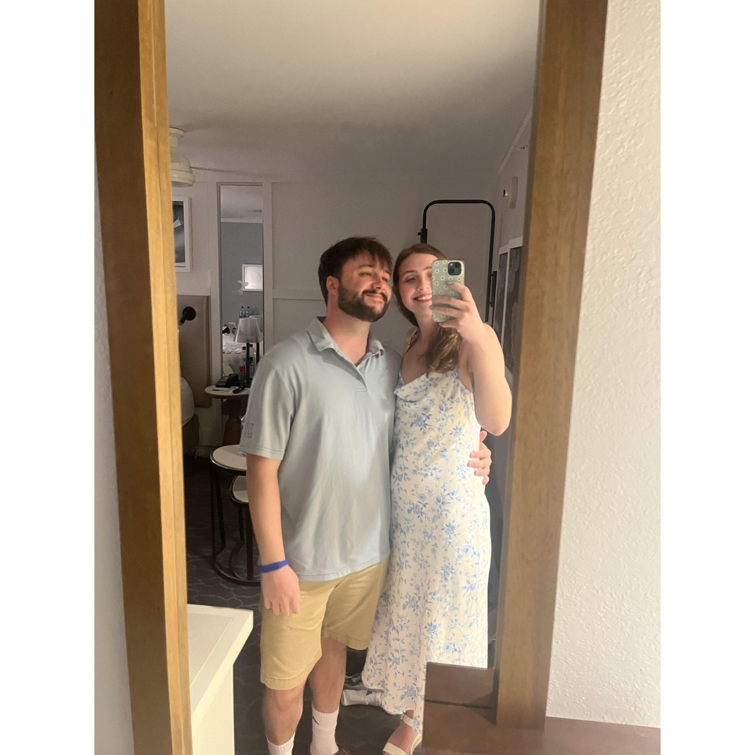 First dinner as Fiancés!