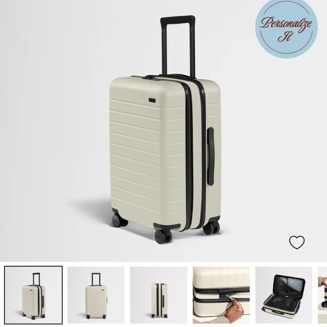 The Bigger Carry-On Flex in Salt White